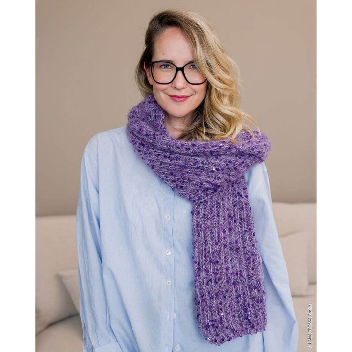 Lana Grossa Pattern Emi Schal Strickanleitung - Lana Grossa (PDF) bei bei bei bei bei bei bei Lieblingsgarn