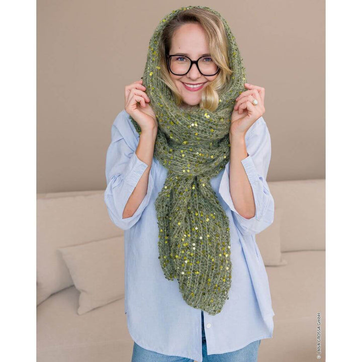 Lana Grossa Pattern Emi Schal Strickanleitung - Lana Grossa (PDF) bei bei bei bei bei bei bei Lieblingsgarn