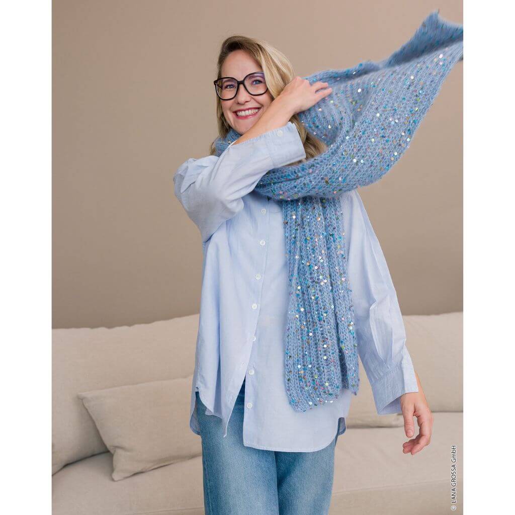 Lana Grossa Pattern Emi Schal Strickanleitung - Lana Grossa (PDF) bei bei bei bei bei bei bei Lieblingsgarn