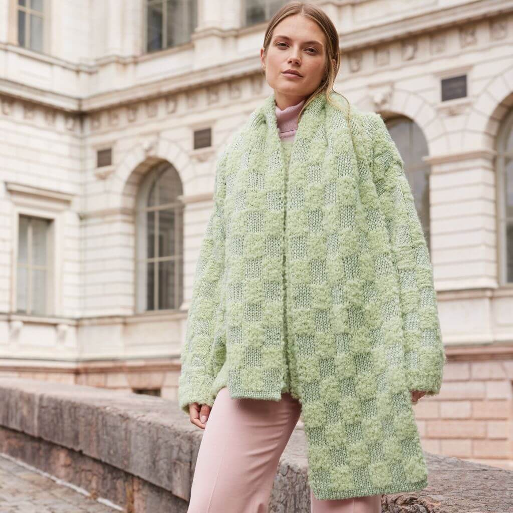 Lana Grossa Schicker Schal Strickanleitung - Lana Grossa (Heft) bei bei bei bei bei bei bei bei Lieblingsgarn