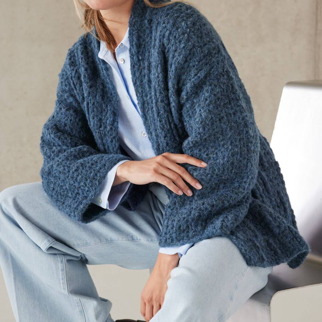 Lana Grossa Lässiger Cardigan Strickanleitung - Lana Grossa (Heft) bei bei bei bei bei bei bei bei Lieblingsgarn