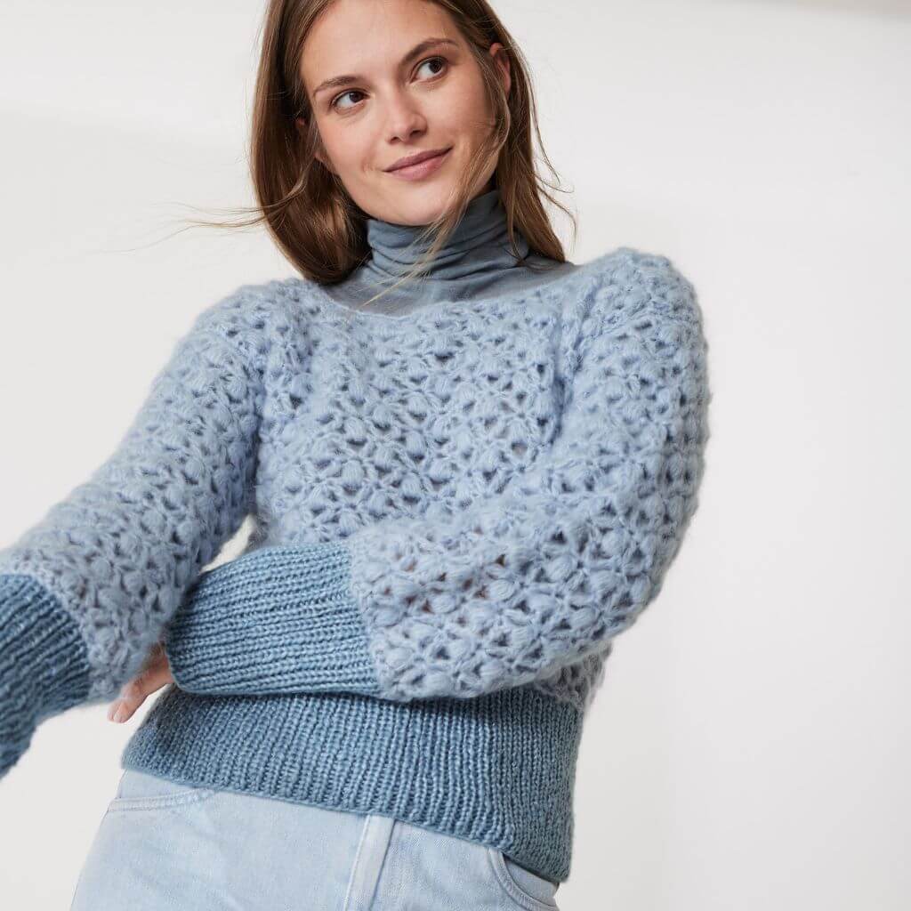 Lana Grossa Trendiger Pullover Häkelanleitung - Lana Grossa (Heft) bei bei bei bei bei bei bei bei Lieblingsgarn