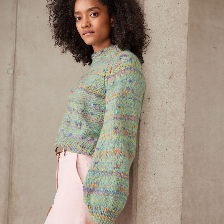Lana Grossa Farbenfroher Pullover Strickanleitung - Lana Grosse (Heft) bei bei bei bei bei bei bei bei Lieblingsgarn