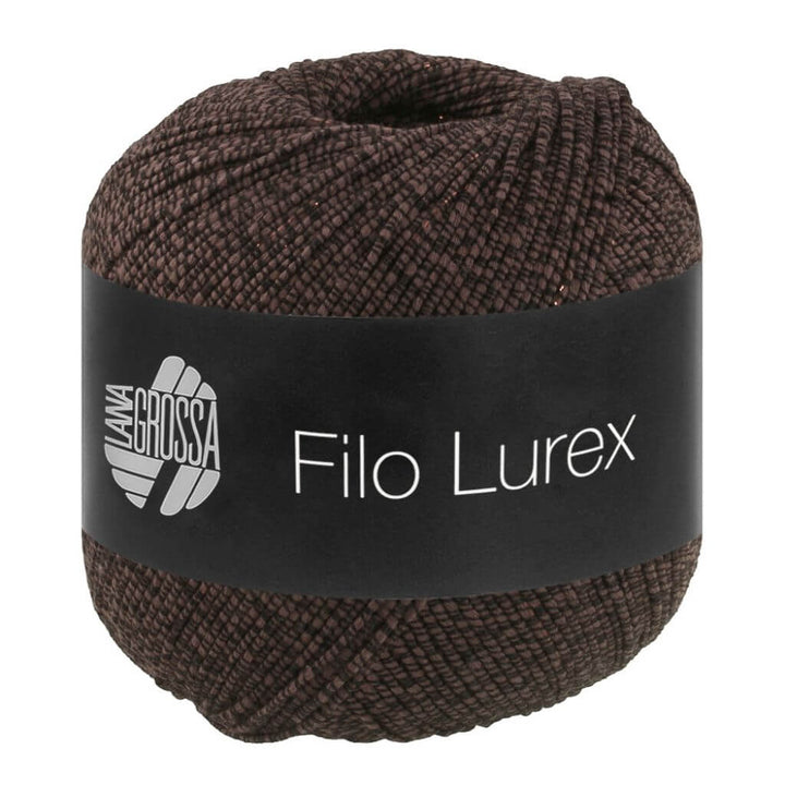 Lana Grossa Filo Lurex, Farbe 16 Mokka – Baumwolle und Synthetik bei Lieblingsgarn