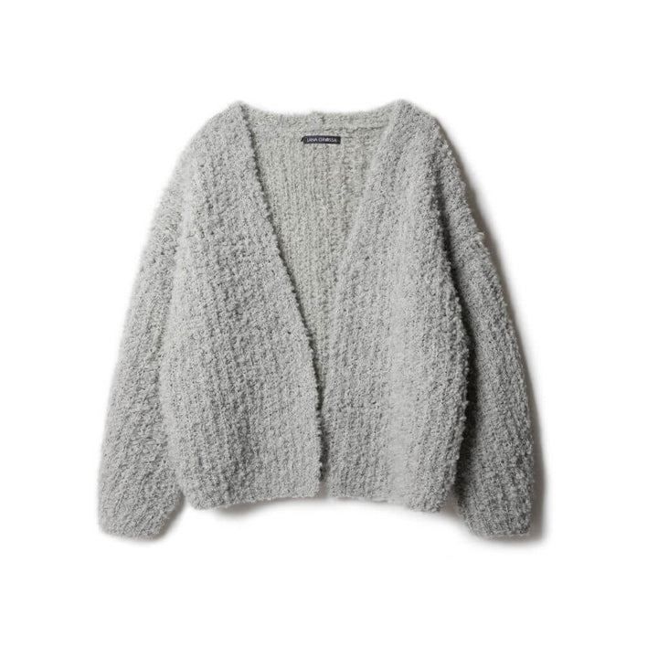 Lana Grossa Flauschiger Cardigan Halbpatent Strickanleitung - Lana Grossa (Heft) bei bei bei bei bei bei bei Lieblingsgarn