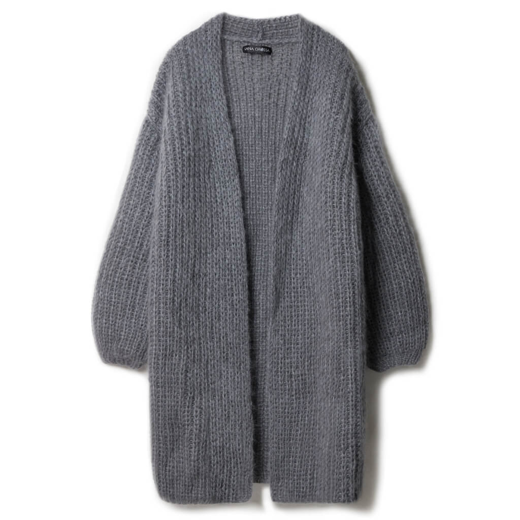 Lana Grossa Flauschiger Oversize Kurzmantel Strickanleitung - Lana Grossa (Heft) bei bei bei bei bei bei bei Lieblingsgarn