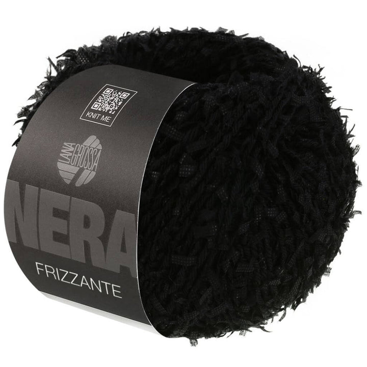 Lana Grossa Frizzante, Farbe 5 Schwarz – Baumwolle und Synthetik bei Lieblingsgarn