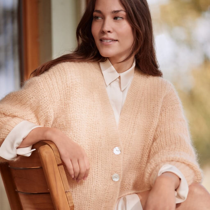 Lana Grossa Damen Strickjacke Strickset - Lana Grossa (PDF) bei bei bei bei Lieblingsgarn