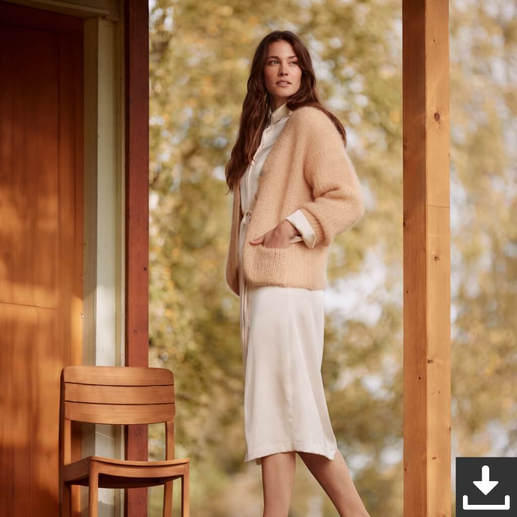 Lana Grossa Damen Strickjacke Strickset - Lana Grossa (PDF) bei bei bei bei Lieblingsgarn