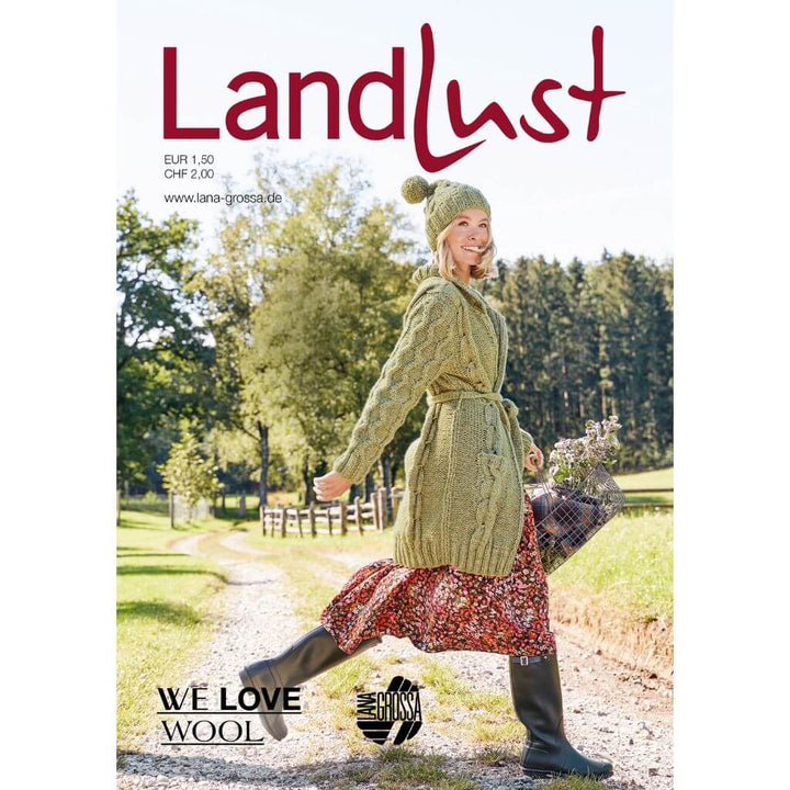 Lana Grossa Landlust Flyer 2022 bei bei bei bei Lieblingsgarn