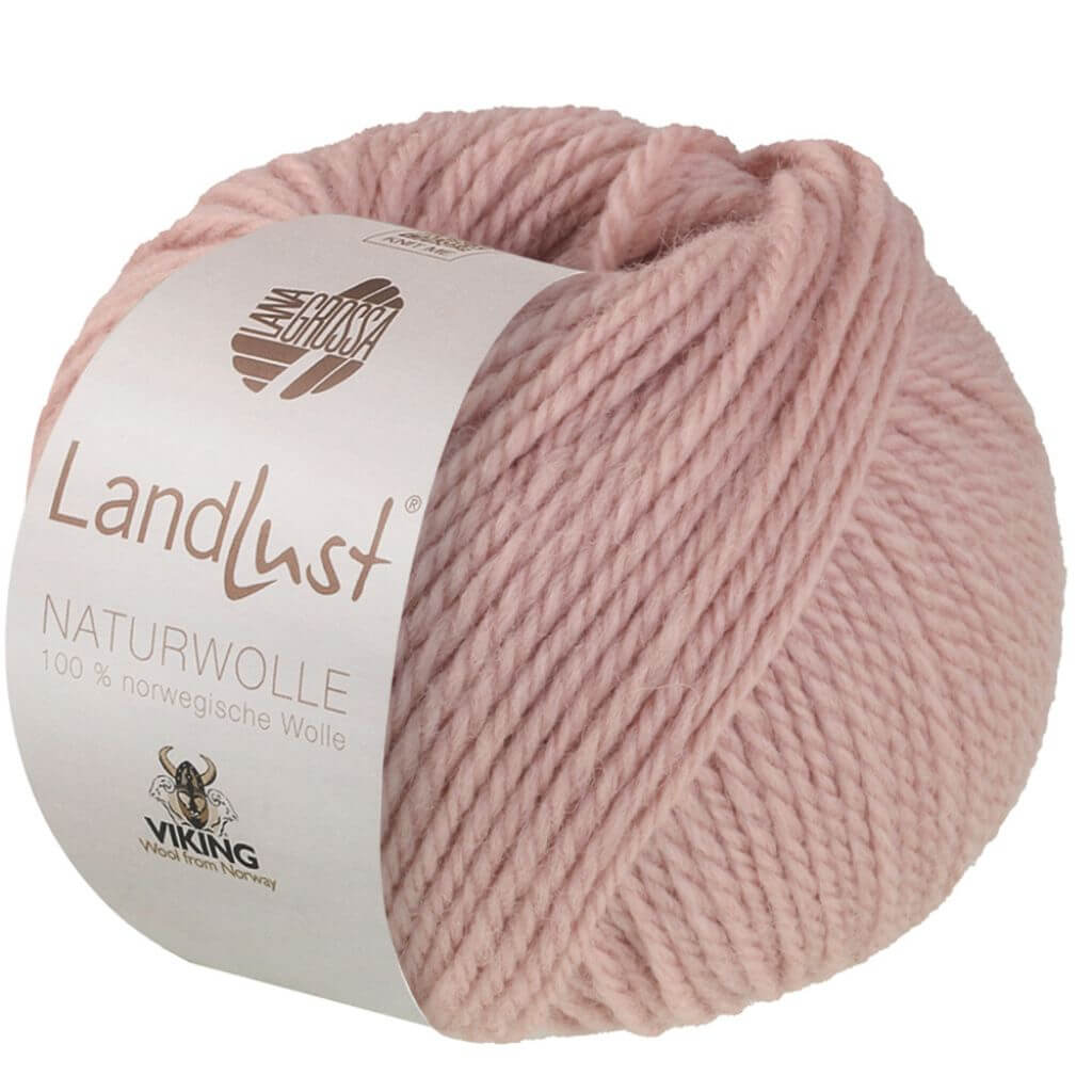 Lana Grossa Landlust Naturwolle, Farbe 19 Graurosa – Schurwolle bei Lieblingsgarn