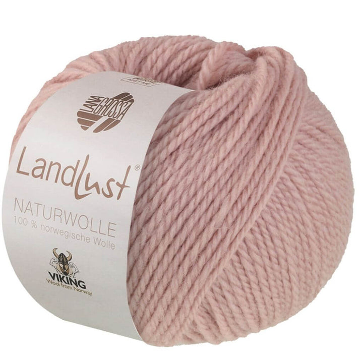 Lana Grossa Landlust Naturwolle, Farbe 19 Graurosa – Schurwolle bei Lieblingsgarn