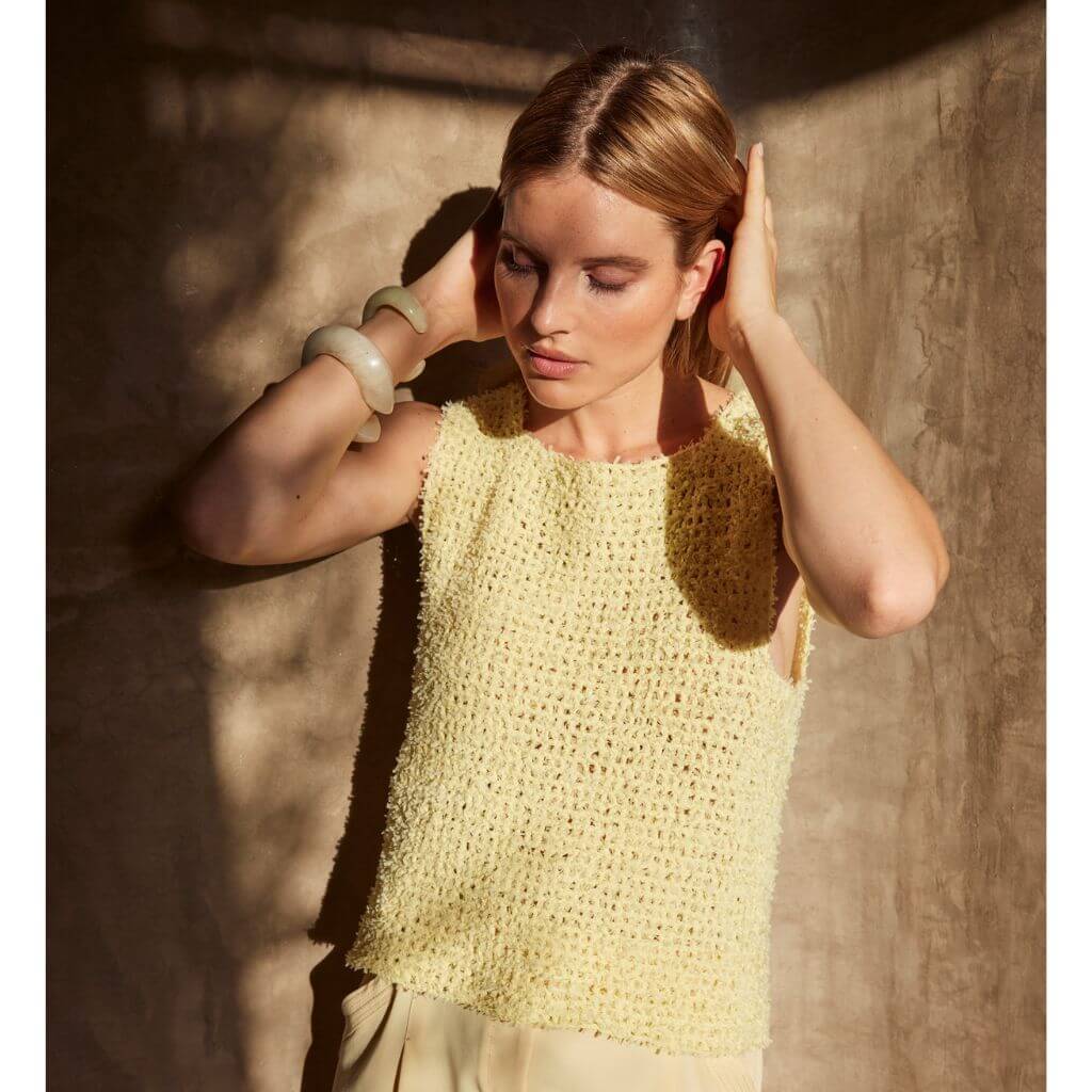 Lana Grossa Pattern Ärmelloses Sommertop Häkelanleitung - Lana Grossa (Heft) bei bei bei bei bei bei bei bei Lieblingsgarn