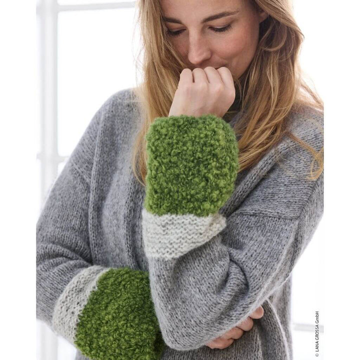 Lana Grossa Pattern Streifen-Kurzmantel Strickanleitung - Lana Grossa (Heft) bei bei bei bei bei bei bei bei Lieblingsgarn