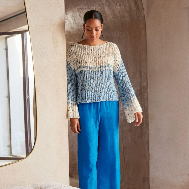 Lana Grossa Pattern Pullover Patentmuster Strickanleitung - Lana Grossa (Heft) bei bei bei bei bei bei bei bei Lieblingsgarn