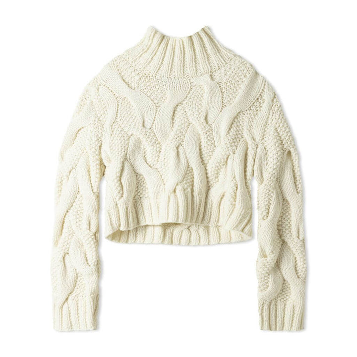 Lana Grossa Pattern Zopfpullover Cropped Strickanleitung - Lana Grossa (Heft) bei bei bei bei bei bei bei bei Lieblingsgarn