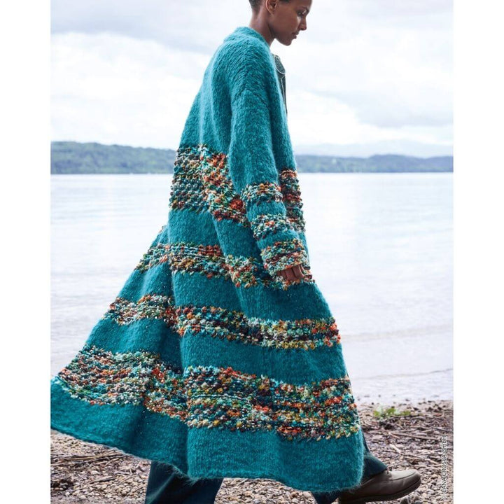 Lana Grossa Pattern Streifenmantel Strickanleitung - Lana Grossa (Heft) bei bei bei bei bei bei bei bei Lieblingsgarn
