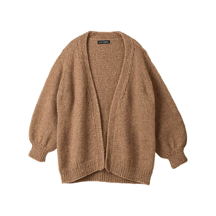Lana Grossa Pattern Oversize Cardigan Top-Down Strickanleitung - Lana Grossa (Heft) bei bei bei bei bei bei Lieblingsgarn