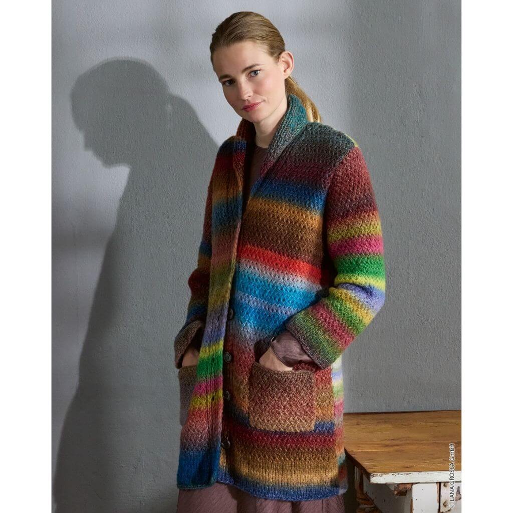 Lana Grossa Pattern Schalkragen-Longjacke Strickanleitung - Lana Grossa (Heft) bei bei bei bei bei bei bei bei Lieblingsgarn