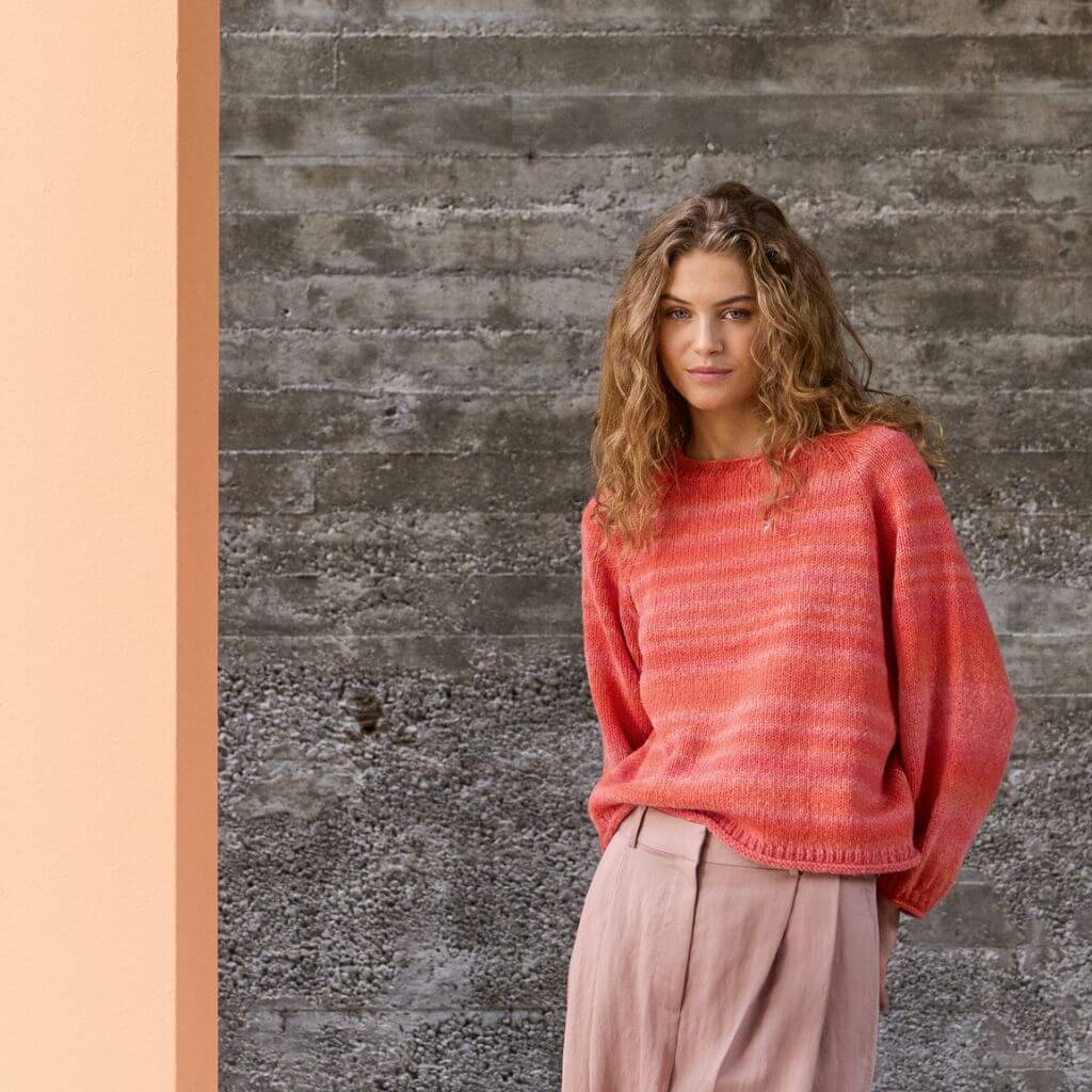 Lana Grossa Pattern Pullover mit lebendigem Farbverlauf Strickanleitung - Lana Grossa (Heft) bei bei bei bei Lieblingsgarn