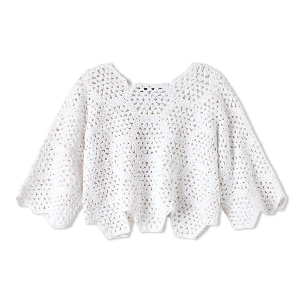 Lana Grossa Pattern Shirt mit Sechseck-Motiven Häkelanleitung - Lana Grossa (Heft) bei bei bei bei bei Lieblingsgarn