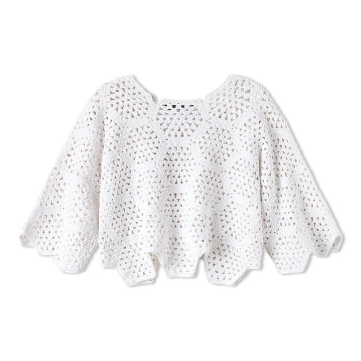 Lana Grossa Pattern Shirt mit Sechseck-Motiven Häkelanleitung - Lana Grossa (Heft) bei bei bei bei bei Lieblingsgarn