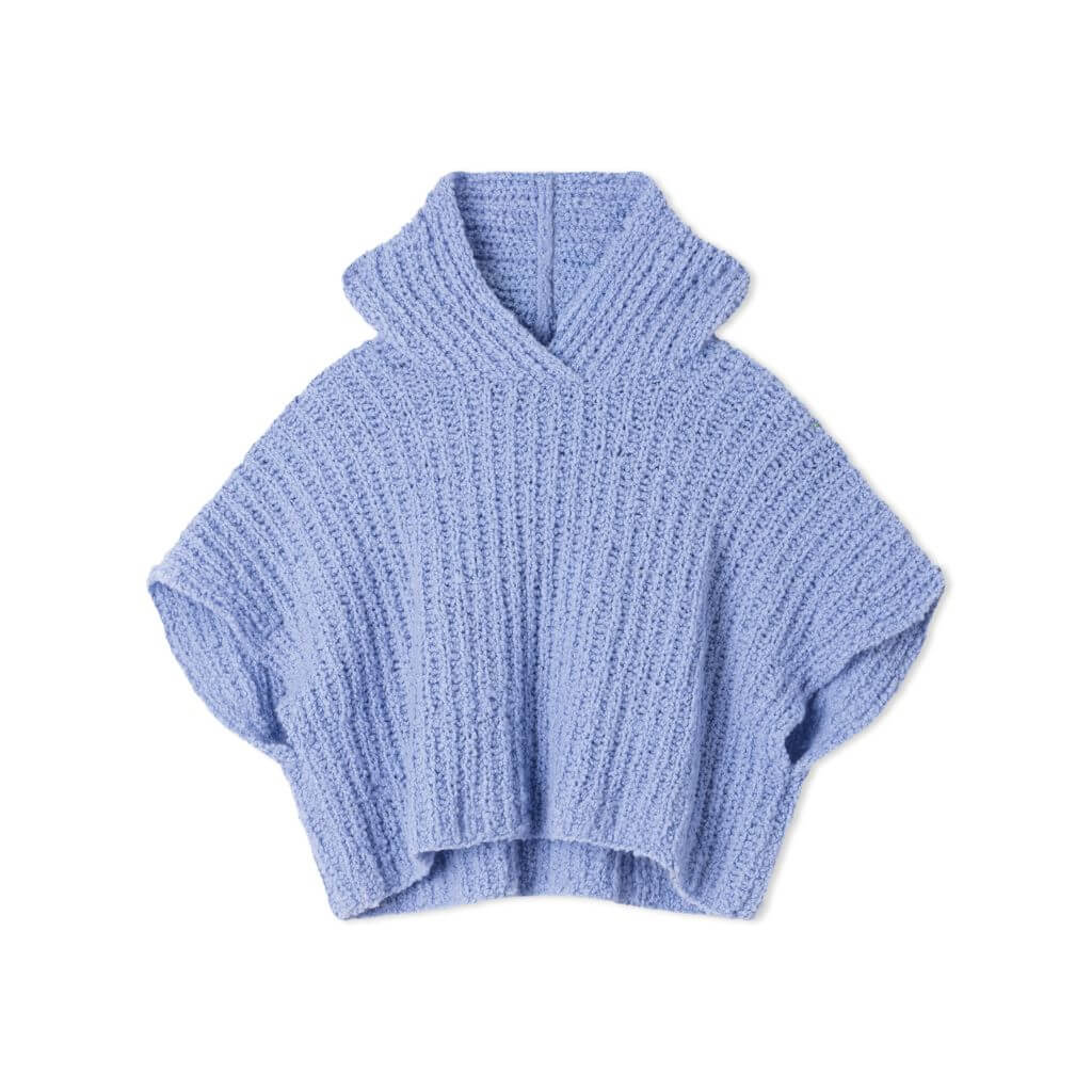 Lana Grossa Hoodie-Pullunder im Patentmuster Strickanleitung – Bild 2 von 3 bei Lieblingsgarn