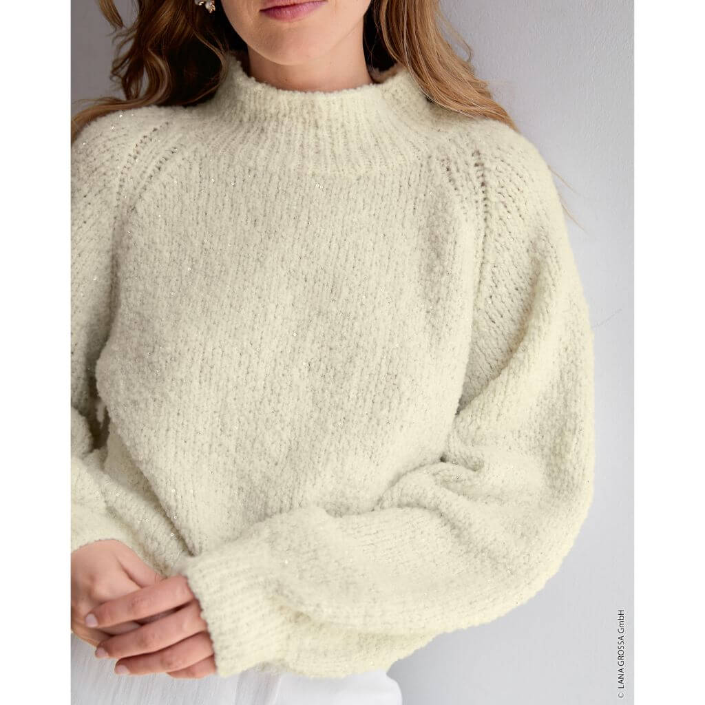 Lana Grossa Pattern Raglanpullover mit Bündchen Strickanleitung - Lana Grossa (Heft) bei bei bei bei bei bei Lieblingsgarn