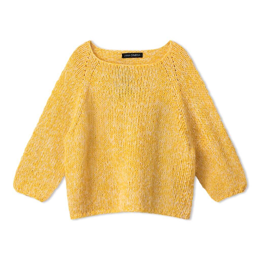 Lana Grossa Pattern Kurzarmpulli mit Raglanpasse Strickanleitung - Lana Grossa (Heft) bei bei bei bei bei Lieblingsgarn