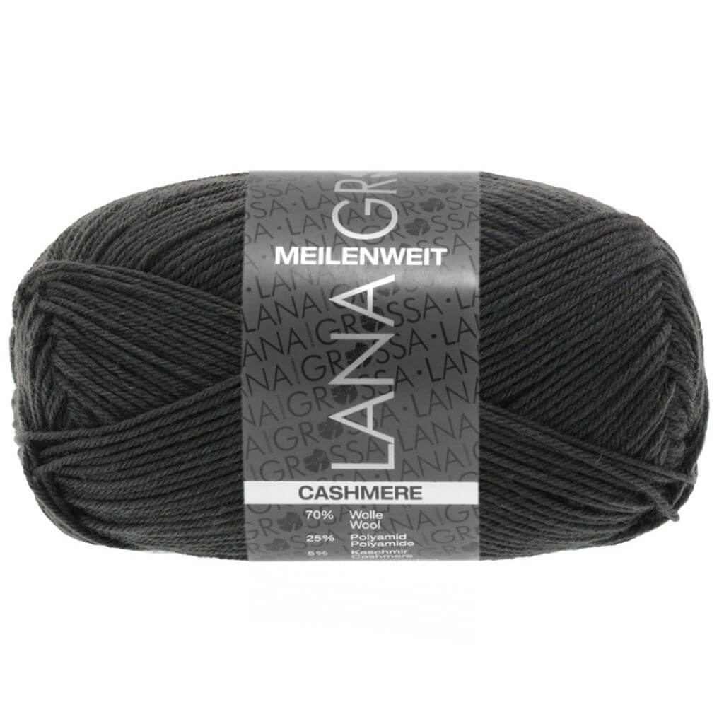 Lana Grossa 55 - Anthrazit Lana Grossa Meilenweit 50 Cashmere Lieblingsgarn