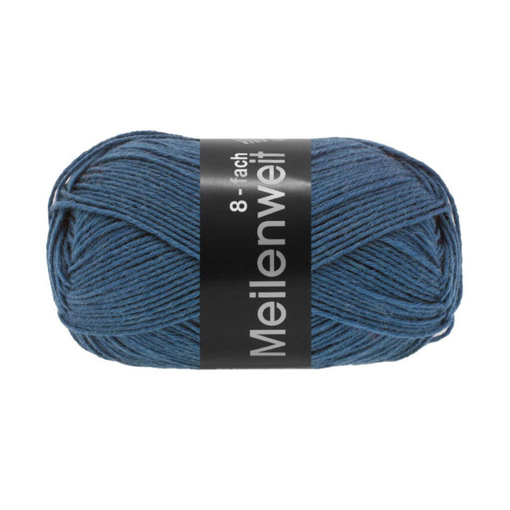 Lana Grossa Meilenweit 8-fach 150, Farbe 9614 Jeans – Polyamid und Schurwolle bei Lieblingsgarn