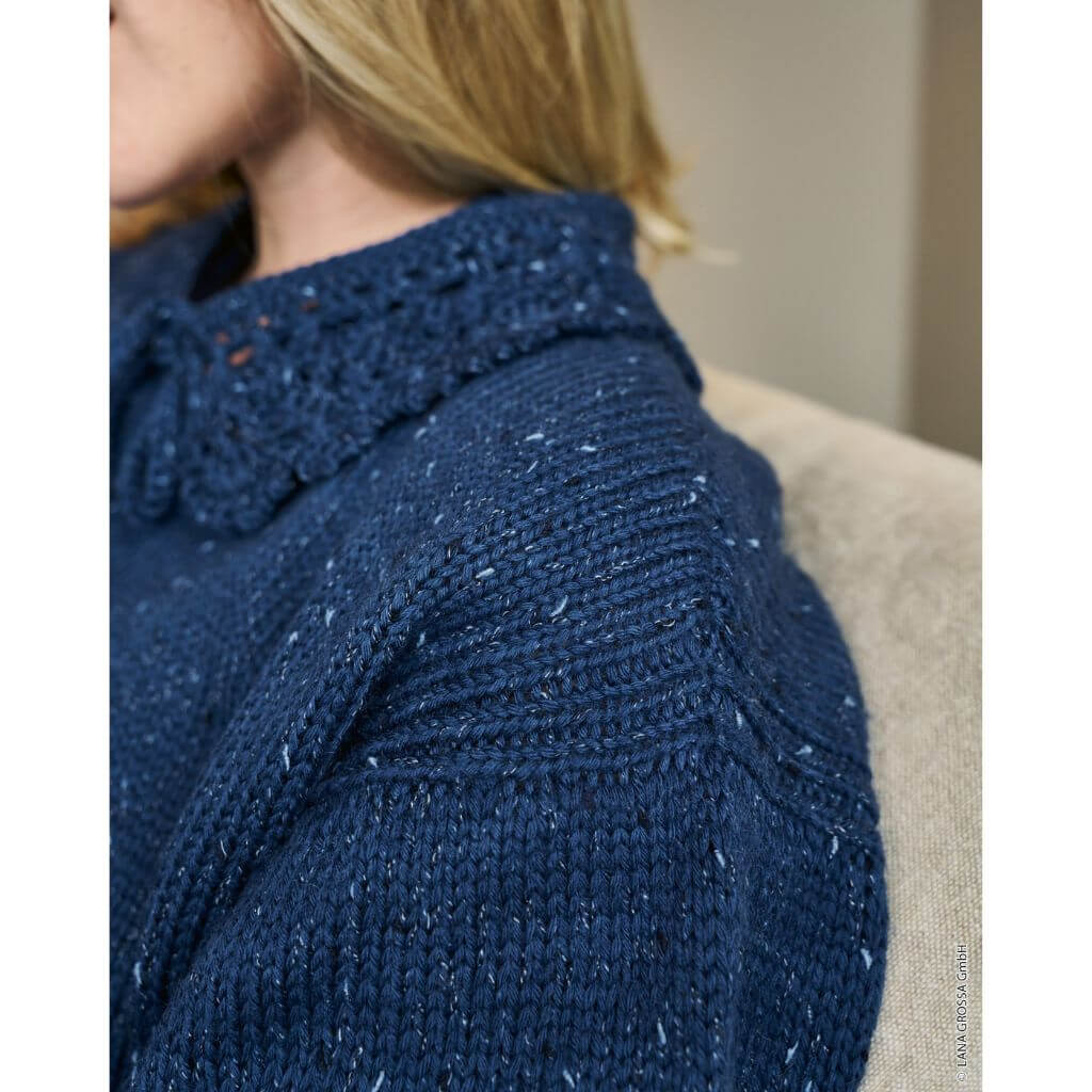 Lana Grossa Pattern Raglanpullover mit Stehkragen Strickanleitung - Lana Grossa (Heft) bei bei bei bei bei bei Lieblingsgarn