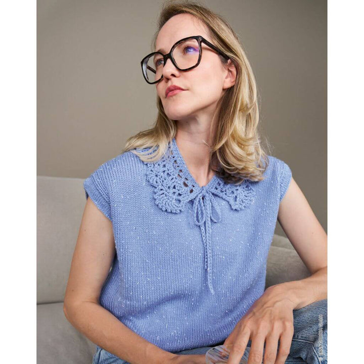 Lana Grossa Pattern Pullunder mit V-Ausschnitt Strickanleitung - Lana Grossa (Heft) bei bei bei bei bei bei Lieblingsgarn