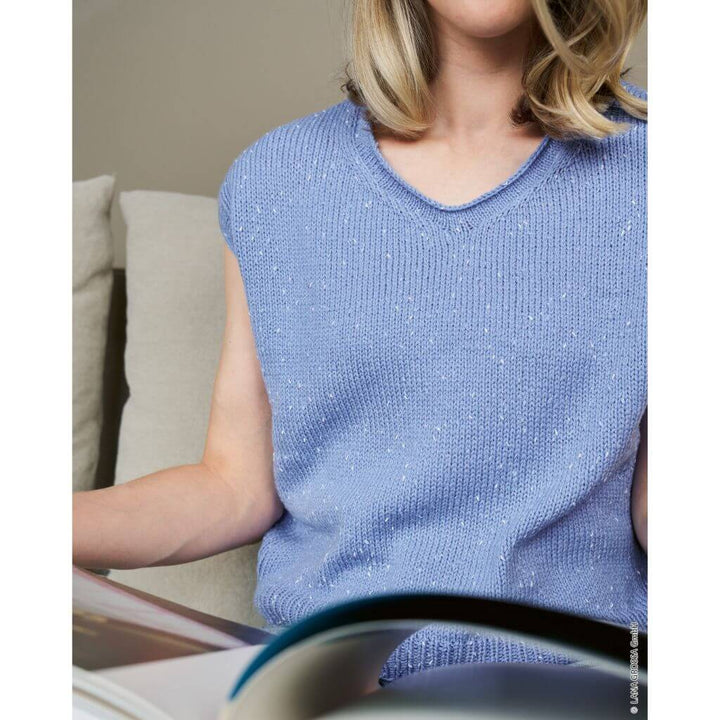 Lana Grossa Pattern Pullunder mit V-Ausschnitt Strickanleitung - Lana Grossa (Heft) bei bei bei bei bei bei Lieblingsgarn