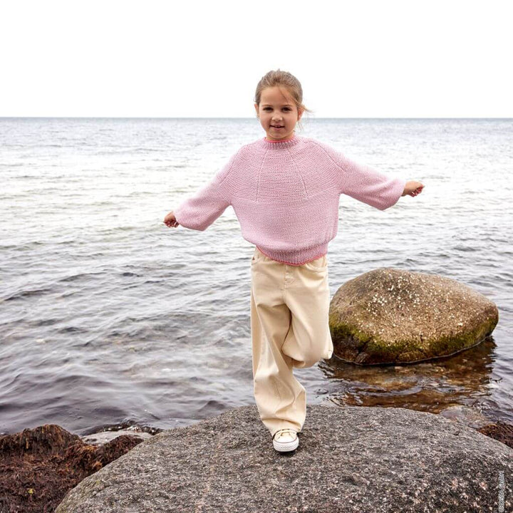 Lana Grossa Top Down Kinderpullover Strickanleitung - Lana Grossa (Heft) bei bei bei bei Lieblingsgarn