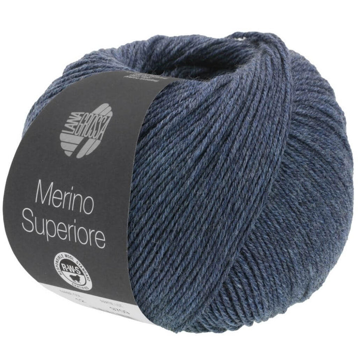Lana Grossa Merino Superiore, Farbe 22 Jeansblau – Merino und Schurwolle bei Lieblingsgarn
