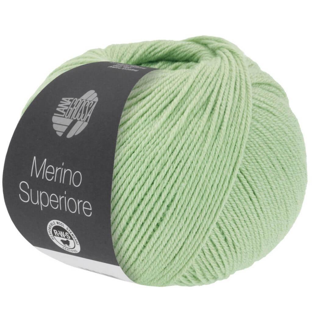Lana Grossa Merino Superiore, Farbe 49 Weißgrün – Merino und Schurwolle bei Lieblingsgarn