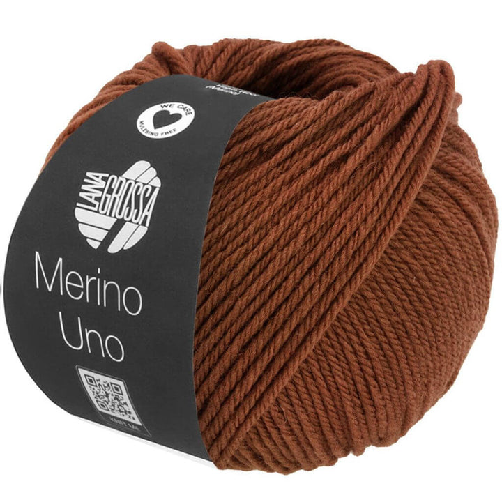 Lana Grossa Merino Uno 50 g, Farbe 81 Nougat – Merino bei Lieblingsgarn