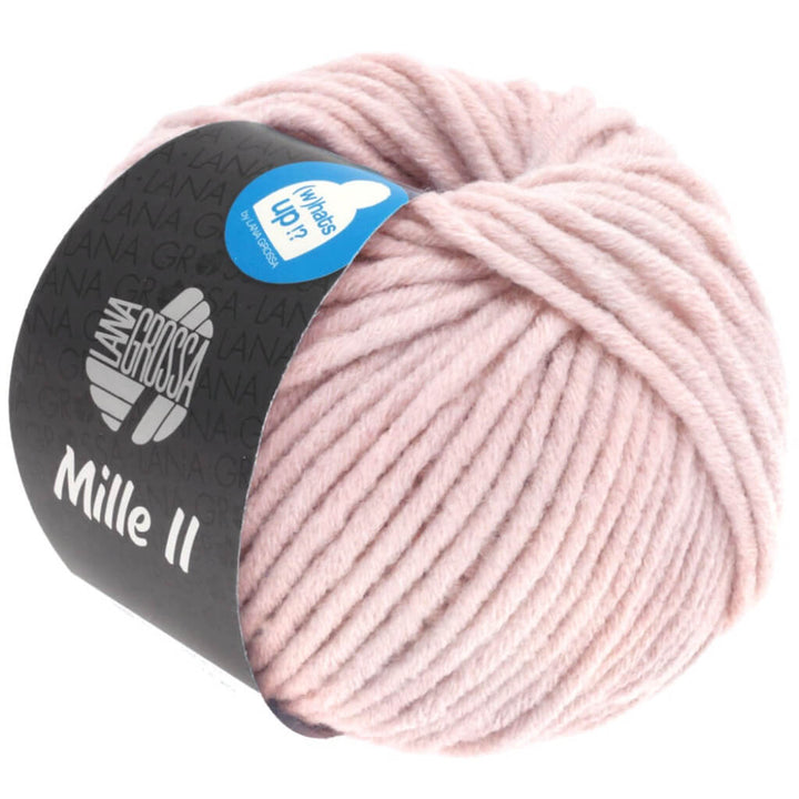 Lana Grossa Mille II 50g, Farbe 083 Rosé – Acryl, Merino und Schurwolle bei Lieblingsgarn