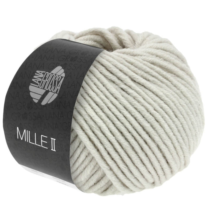 Lana Grossa Mille II 50g, Farbe 138 Grège – Acryl, Merino und Schurwolle bei Lieblingsgarn