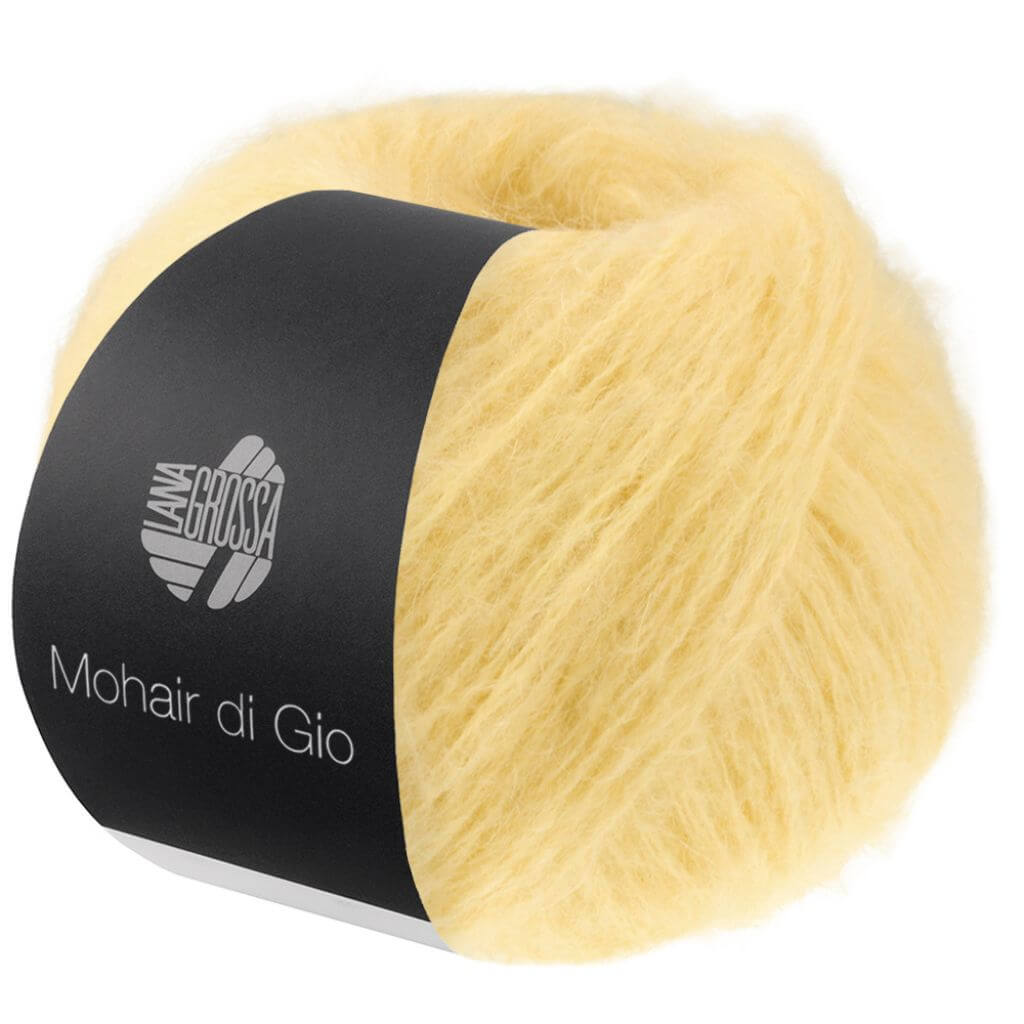 Lana Grossa Mohair Di Gio, Farbe 19 Vanille – Merino und Mohair bei Lieblingsgarn