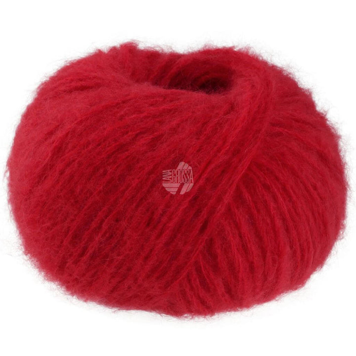 Lana Grossa Mohair Di Gio, Farbe 5 Weinrot – Merino und Mohair bei Lieblingsgarn