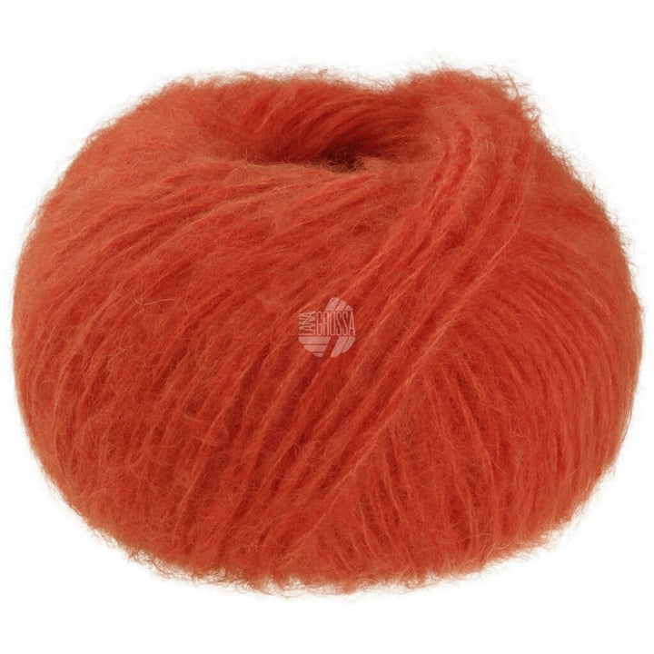 Lana Grossa Mohair Di Gio, Farbe 6 Orangerot – Merino und Mohair bei Lieblingsgarn