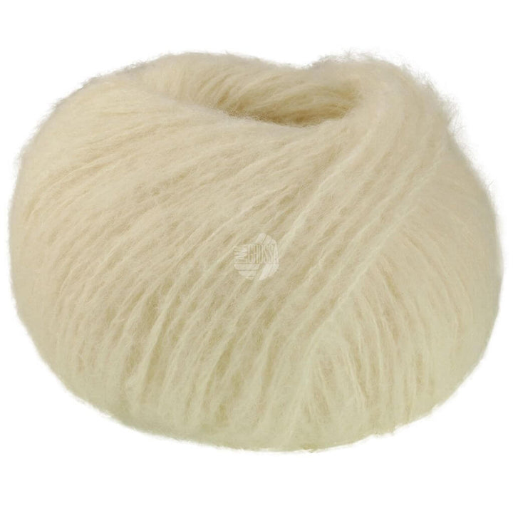 Lana Grossa Mohair Di Gio, Farbe 9 Rohweiß – Merino und Mohair bei Lieblingsgarn