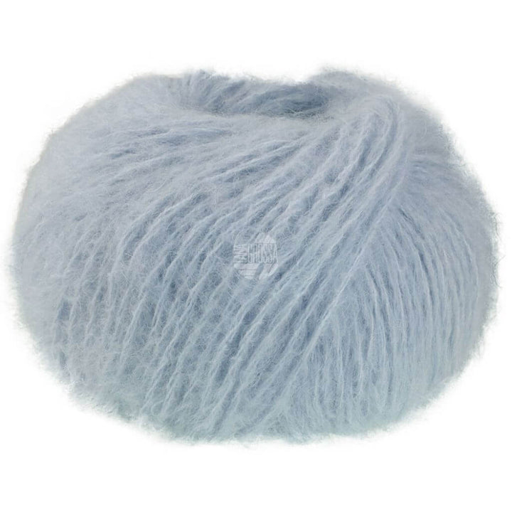 Lana Grossa Mohair Di Gio, Farbe 10 Pastellblau – Merino und Mohair bei Lieblingsgarn