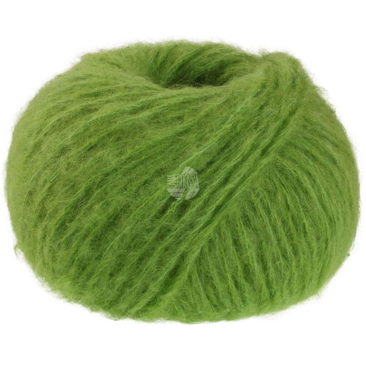 Lana Grossa Mohair Di Gio, Farbe 12 Frühlingsgrün – Merino und Mohair bei Lieblingsgarn