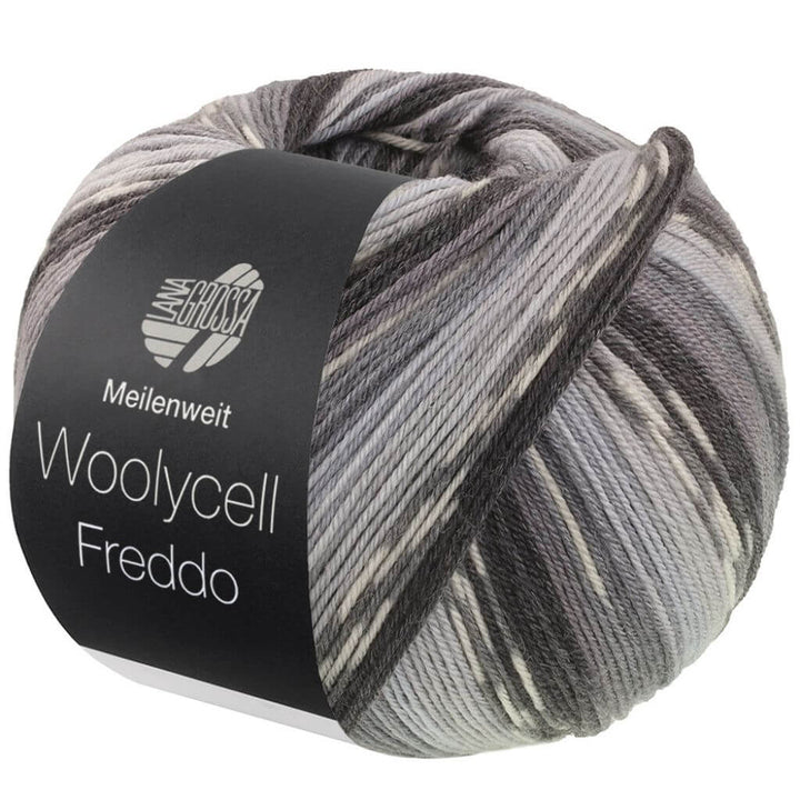 Lana Grossa Meilenweit 100 Woolycell Freddo, Farbe 6045 Hell /Stein /Maus /Dunkelgrau/Anthrazit/Silbergrau bei Lieblingsgarn
