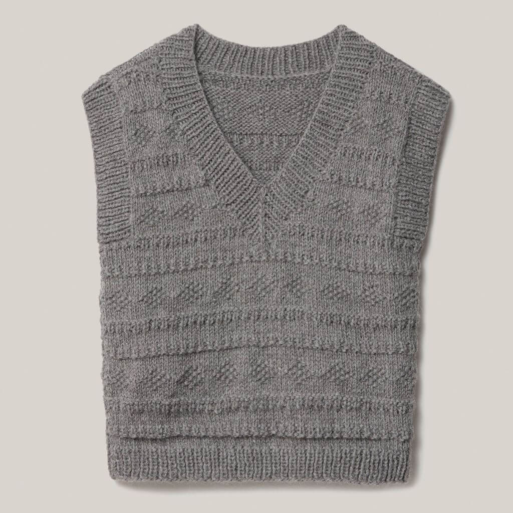 Lana Grossa Pattern Pullunder mit Rechts-Links-Strukturmuster Strickanleitung - Lana Grossa (PDF) bei bei bei Lieblingsgarn