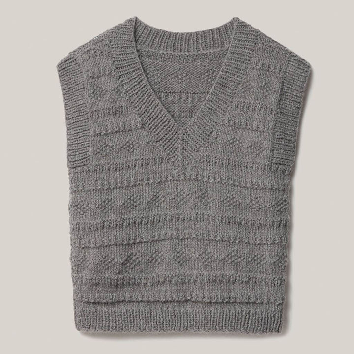 Lana Grossa Pattern Pullunder mit Rechts-Links-Strukturmuster Strickanleitung - Lana Grossa (PDF) bei bei bei Lieblingsgarn