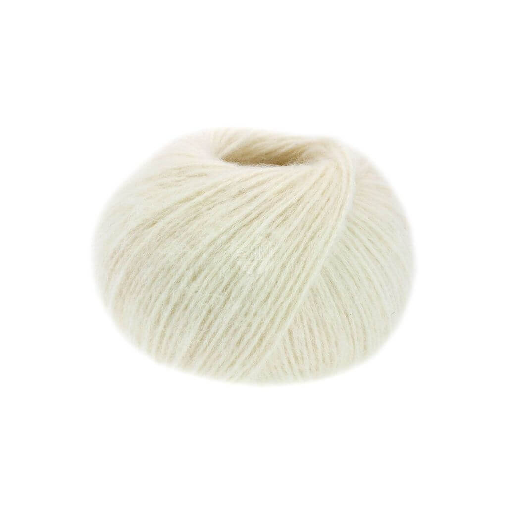 Lana Grossa 1 - Rohweiß Lana Grossa Natural Alpaca Pelo Lieblingsgarn